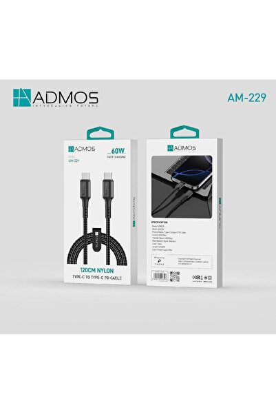 ADMOS AM-229 Type-C to Type-C PD Cable