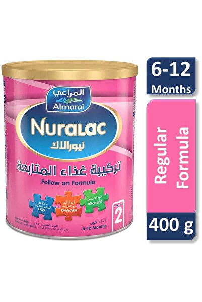 NURALAC نيورالاك حليب أطفال المرحلة الثانية (6-12 شهرًا) 400 جرام