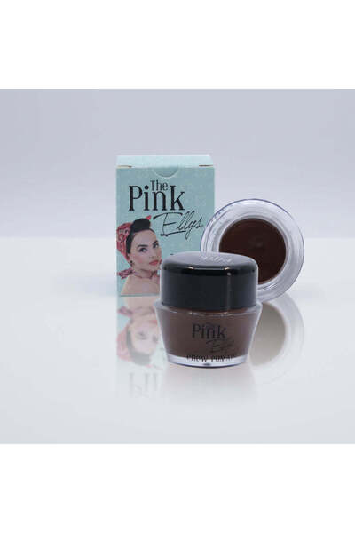 The Pink Ellys جل الحواجب الوردي من إيليس، لون داكن