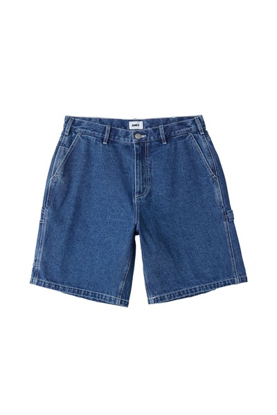 Obey BIGWIG Τζιν Σορτς Καρπέντερ Πετροπλυμένο Ίντιγκο 32