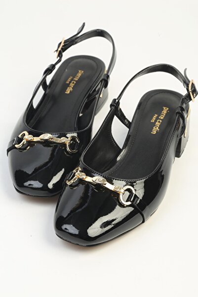 Pierre Cardin Μαύρα γυναικεία παπούτσια με τακούνι PC-55738