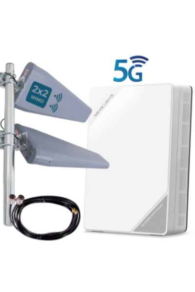 Mercusys Κιτ Ρούτερ 5G MB 520 AX 3000 WiFi 6 + Κεραίες LTE MIMO 2×19 dBi