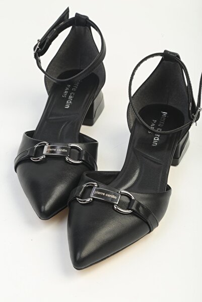 Pierre Cardin Μαύρα γυναικεία παπούτσια με τακούνι PC-55613