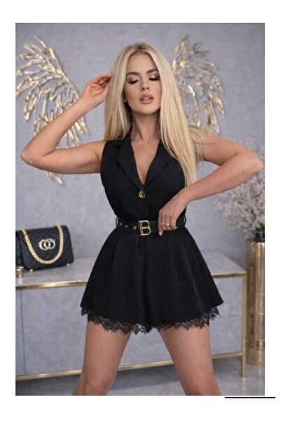 AndraRose Styles Μίνι φόρεμα με δαντέλα - Χρυσή Μούσα