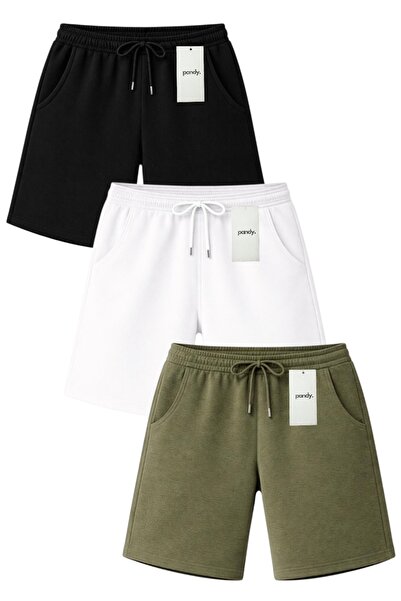 pandy 3-Pack Full-Fit Unisex Basic Shorts