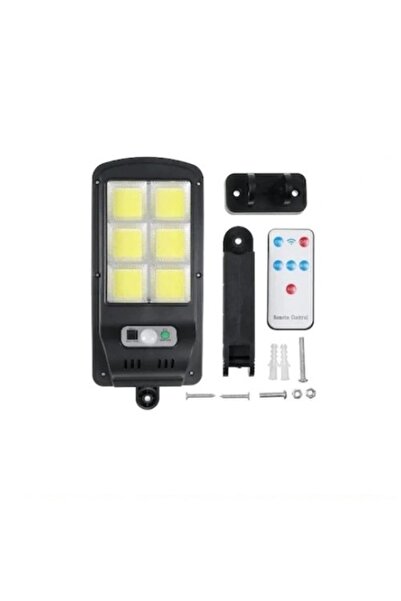 FOXMAG24 Ηλιακό φωτιστικό με αισθητήρα κίνησης, 6 LED, 1.5W, τηλεχειριστήριο,...