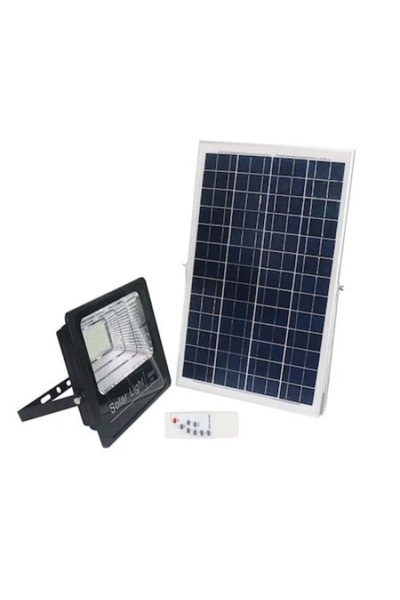 FOXMAG24 Ηλιακό Φωτιστικό Δρόμου LED 300W, Τηλεχειριστήριο, IP65, 6500K, Περι...