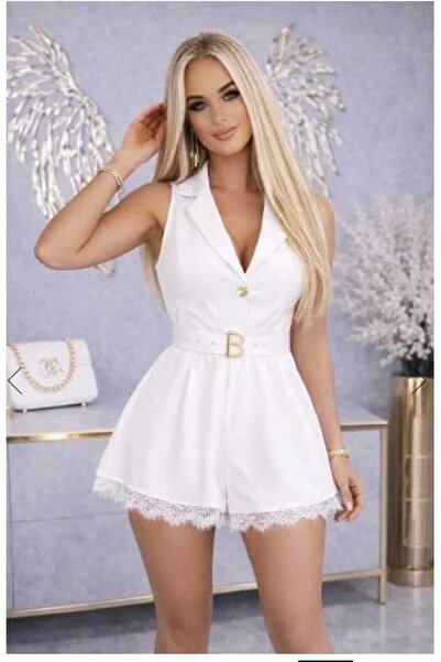 AndraRose Styles Μίνι φόρεμα με δαντέλα - Χρυσή Μούσα