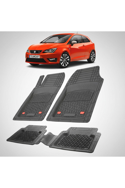 TEAMCAR Covorașe compatibile Seat Ibiza Hatchback cu 3 uși, Facelift 2012-201...