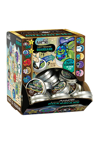Crazy Aaron's Lost Treasure Guardians, 60 Count Assortment Thinking Putty, 2"...