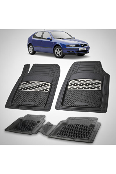 TEAMCAR Πατάκια δαπέδου συμβατά με Seat Leon Hatchback Mk1 1999-2006 |   Ασήμι