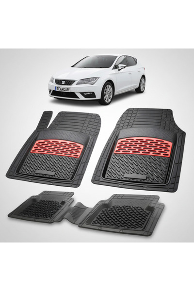 TEAMCAR Πατάκια δαπέδου συμβατά με Seat Leon Hatchback 5θυρο Facelift 2017-20...