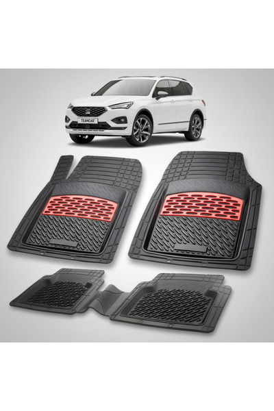 TEAMCAR Πατάκια δαπέδου συμβατά με Seat Tarraco SUV Facelift 2021-2026 |   Κό...