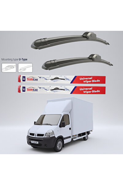 TEAMCAR Lame ștergătoare parbriz Renault Master L2 Cab (2006–2010) Plate |   ...