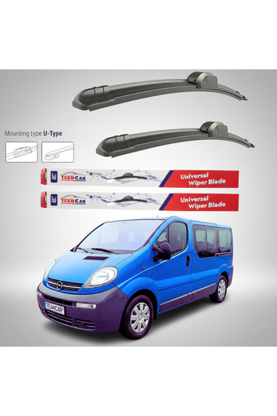 TEAMCAR Opel Vivaro Bus L1H1 (2001–2006) Επίπεδοι Υαλοκαθαριστήρες |   Μπροστ...