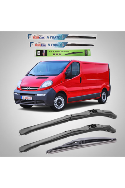 TEAMCAR Opel Vivaro VAN (2006–2014) Μάκτρα Υαλοκαθαριστήρων |   Πλήρες Σετ – ...