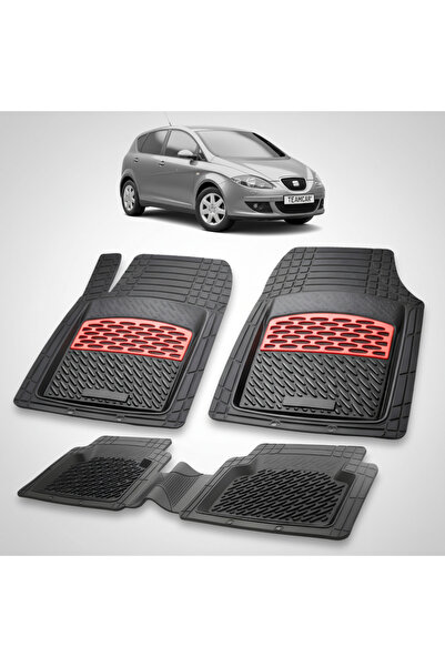 TEAMCAR Съвместими стелки за под за Seat Altea MPV 2004-2009 |   Червен