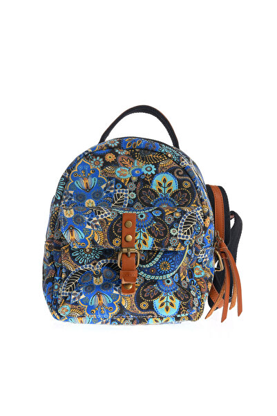 Meli Melo Paris Boho backpack with colorful design and adjustable straps