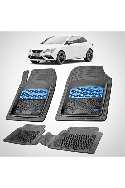 TEAMCAR Πατάκια δαπέδου συμβατά με Seat Leon Hatchback 3θυρο Facelift 2017-20...