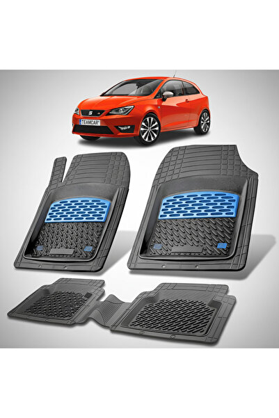 TEAMCAR Seat Ibiza Χάτσμπακ 3θυρο Φάσελιφτ Συμβατά Πατάκια Δαπέδου 2012-2015 ...