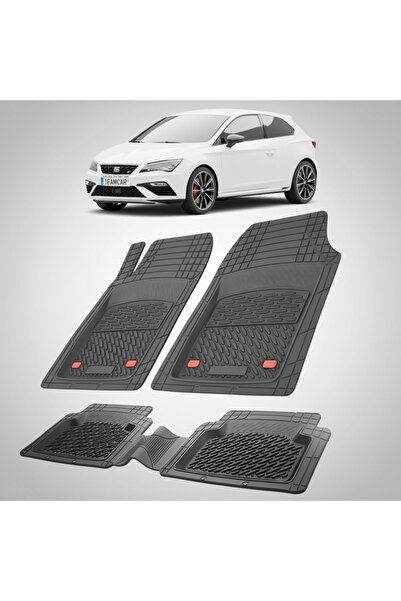 TEAMCAR Πατάκια δαπέδου συμβατά με Seat Leon Hatchback 3θυρο Facelift 2017-20...