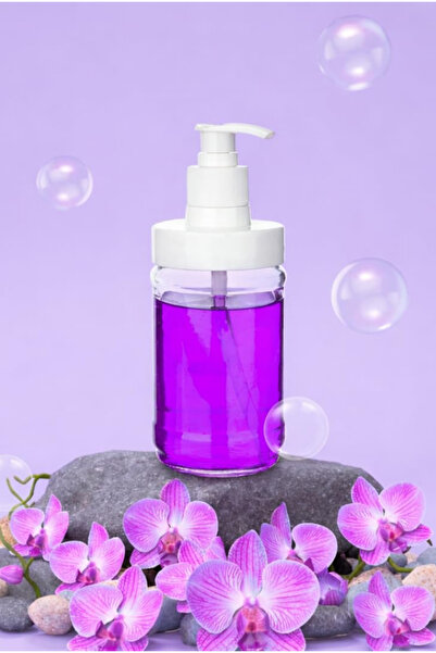 Bluendy Διαφανής γυάλινη θήκη για υγρό σαπούνι & απορρυπαντικό με κλειδαριά, ...