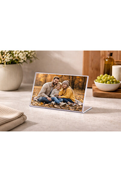 PLEXIROM Photo / illustration support Transparent, 15 x 21 cm, Landscape orie...