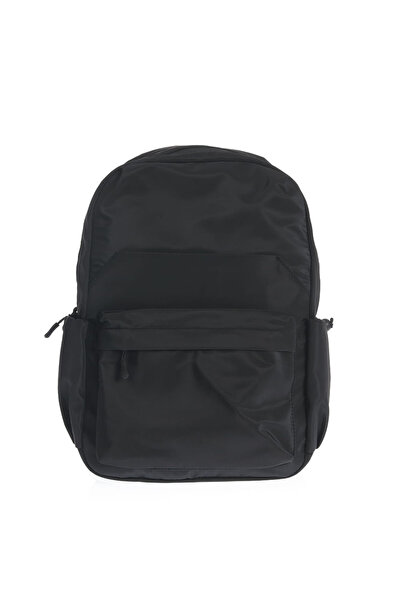 Meli Melo Paris Black laptop backpack with side and front pockets