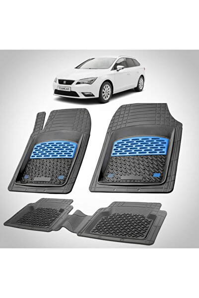 TEAMCAR Seat Leon ST, Combi Συμβατά Πατάκια Δαπέδου 2013-2017 |   Μπλε