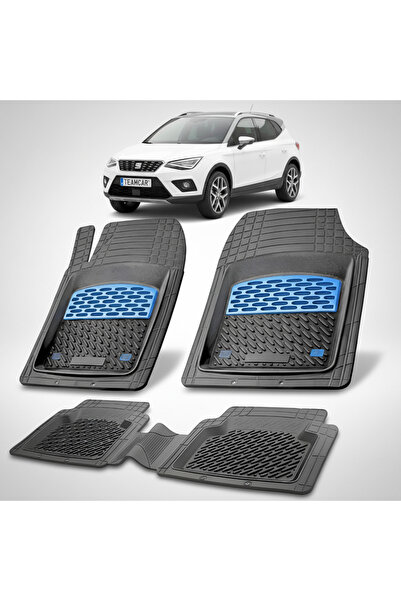 TEAMCAR Συμβατά πατάκια δαπέδου για Seat Arona SUV Mk1 2017+ |   Μπλε