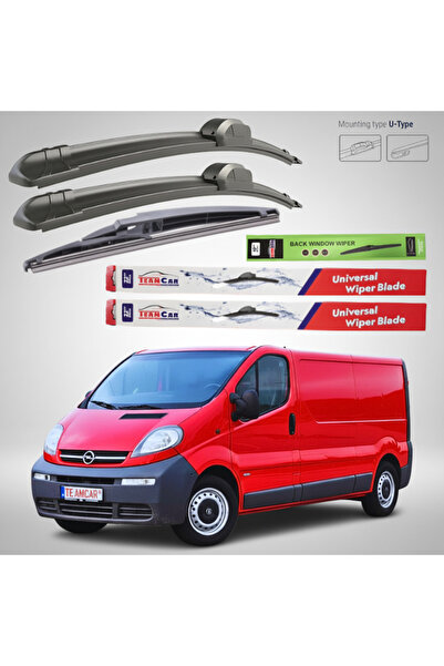 TEAMCAR Opel Vivaro VAN (2006–2014) Επίπεδοι Υαλοκαθαριστήρες |   Πλήρες Σετ ...