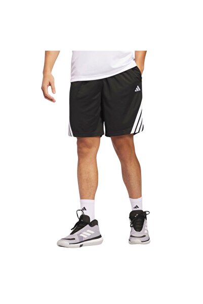 Adidas Sportswear ADIDAS LEGENDS ΣΟΡΤΣ ΜΠΑΣΚΕΤ ΜΕ 3 ΡΙΓΕΣ ΜΑΥΡΟ/ΛΕΥΚΟ XL