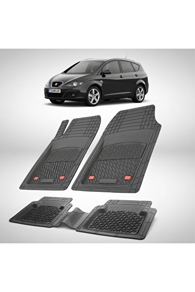 TEAMCAR Συμβατά πατάκια δαπέδου για Seat Altea XL MPV 2006-2015 |   Μαύρο