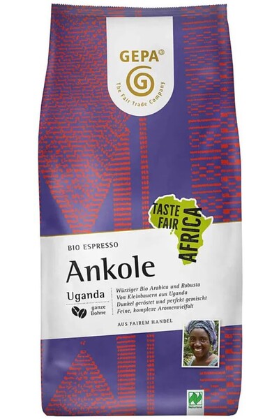 Gepa Ανκόλε βιολογικοί κόκκοι καφέ εσπρέσο, 1 κιλό