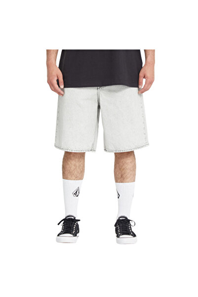 Volcom BILLOW Τζιν Σορτς Χρώμα Μπεζ 34