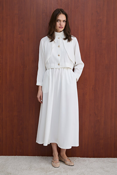 Melike Tatar Σετ με σακάκι και φούστα 32-2790