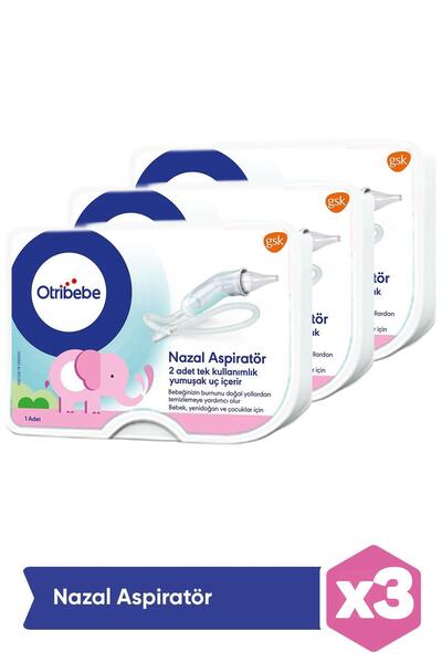 Otribebe Yumuşak Uçlu Nazal Aspiratör 3 Adet
