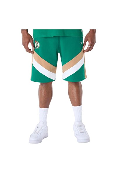 NEW ERA NBA Μπόστον Σέλτικς Σορτς με πάνελ πράσινο M