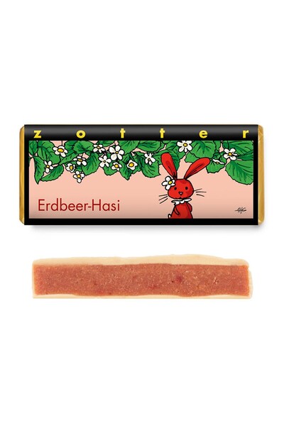 ZOTTER CHOCOLATE Βιολογική και δίκαιης προέλευσης λευκή σοκολάτα γεμιστή με κ...