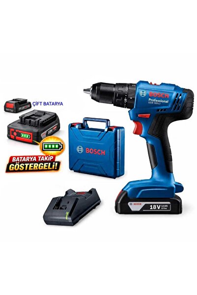 Bosch Gsb 183 Li 2 Ah Takip Göstergeli Çift Bataryalı Akülü Vidalama
