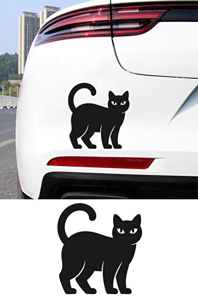MIGNATIS Cat Figured Car Sticker – Car Decoration Sticker - Cute Cat Sticker ...