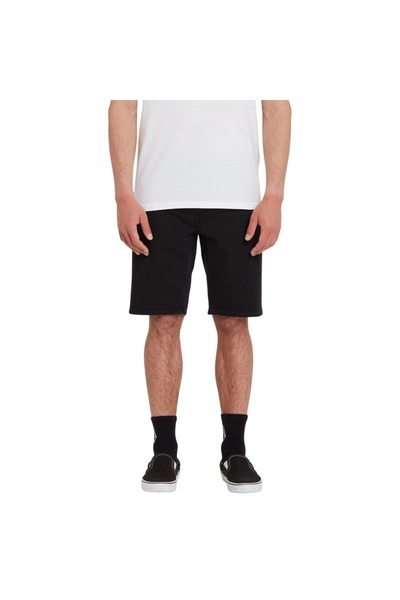 Volcom SOLVER Τζιν Σορτς Μαύρο 32