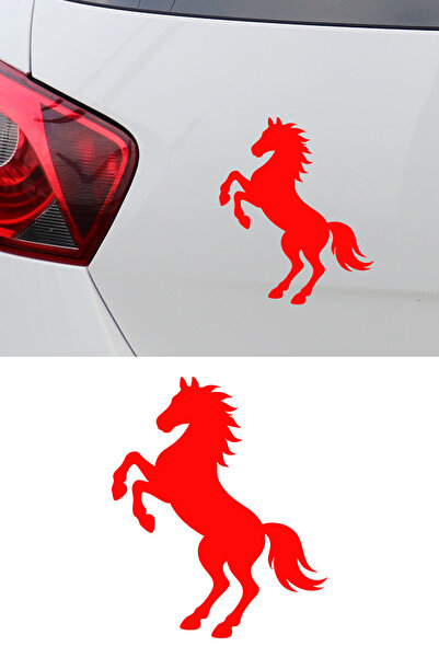 New Jargon Galloping Horse Auto Sticker - Horse Silhouette Sticker – Car Hood...