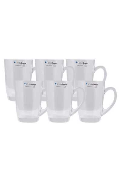 Crystal Drops Glass Mug Set