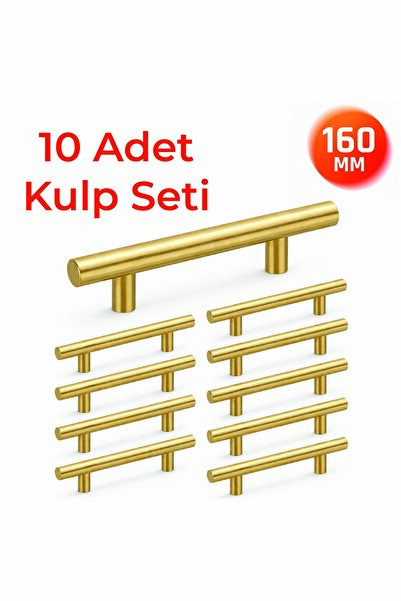 Nobel 160 mm Metal Mobilya Kulpu – Mutfak Dolap Çekmece Kulpu, Dekoratif Kulp...