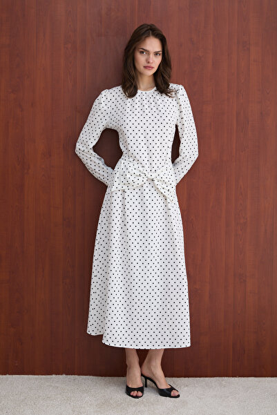 Melike Tatar Πουά Φόρεμα 32-2793