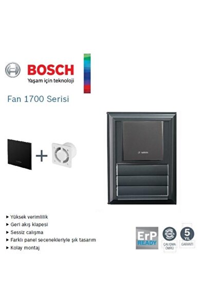 ÇELİK MENFEZ Bosch F1700 WS 100 lük Aspiratörlü Fanlı Menfez/ Kanatlı – Yüzey...