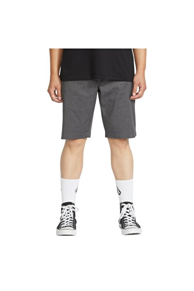 Volcom Απίστευτα Μοντέρνα Ελαστικά Σορτς 21 Ανθρακί Μελανζέ 34
