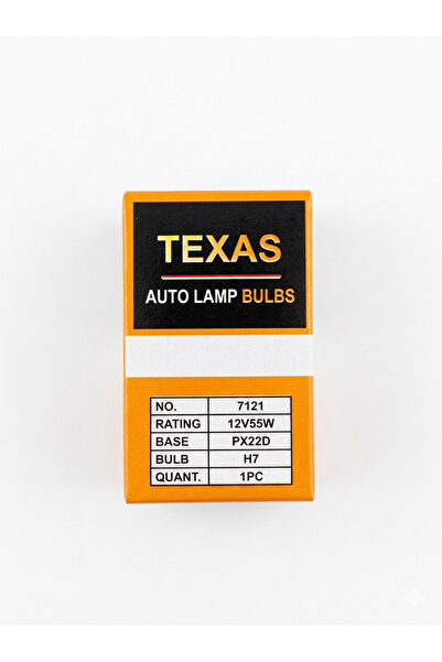 TEXAS H7 12V-55W OTOMOBİL AMPUL LAMBA