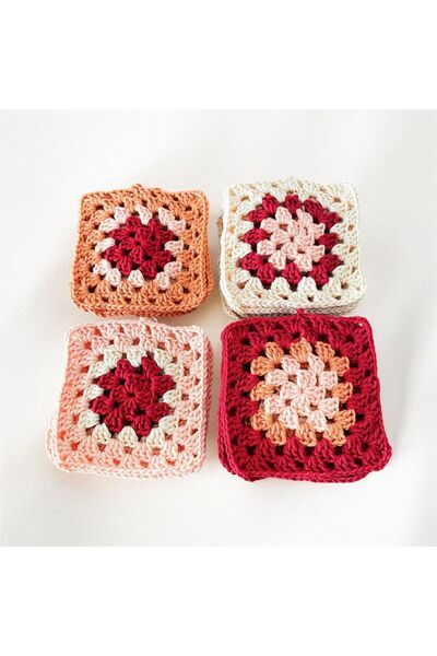 The Cloudish Shop Χειροποίητο πλεκτό με βελονάκι έτοιμο μοτίβο 20 τεμαχίων, σ...